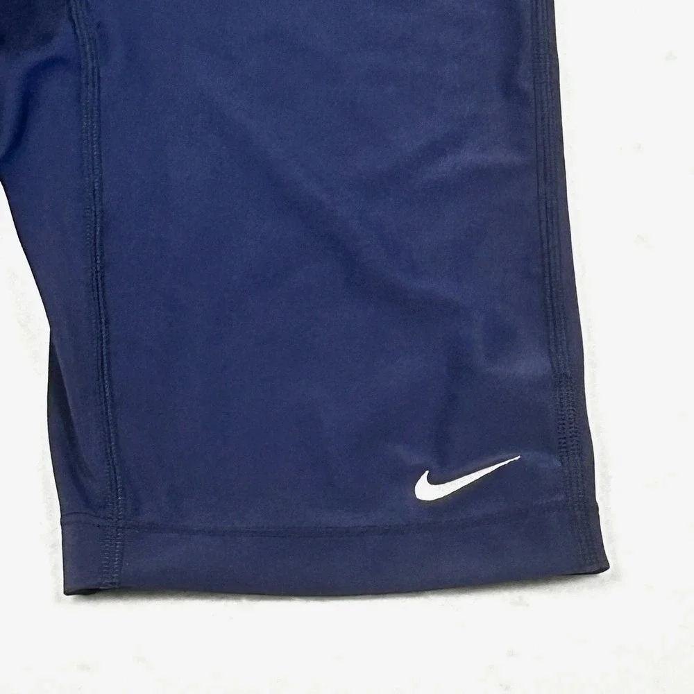 Nike Mens 34 Swim Jammer Navy Blue Performance Competitive Swimsuit NESS8110 NEW